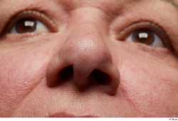 Nose Skin Woman Chubby Wrinkles Studio photo references